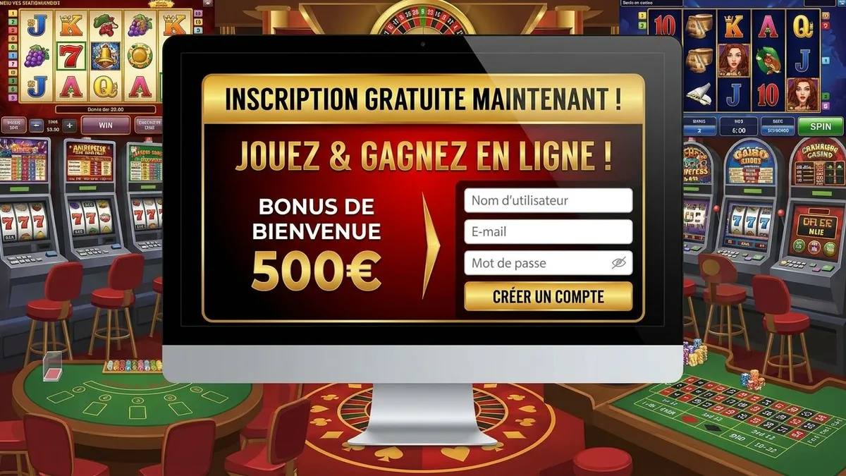 Inscription avec bonus